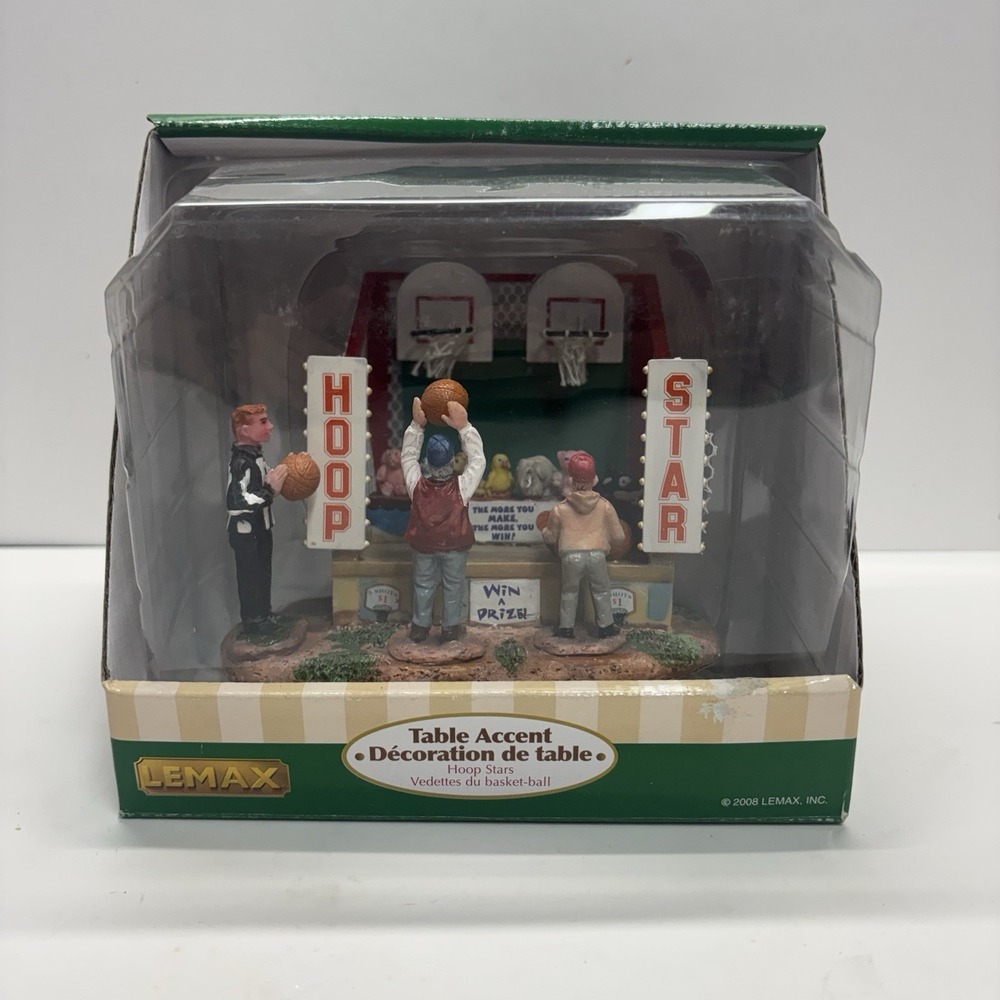 Lemax Village Collection Hoop Stars #83693 Retired 2008 Christmas House